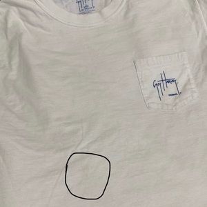 Guy Harvey white pocket short sleeve